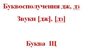Довідничок - вправничок. Буквосполучення дж, дз. Звуки [дж], [дз].  Буква  Щ.  Буква Ф.