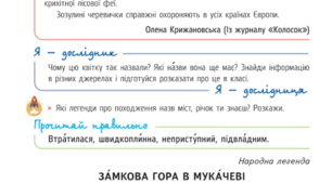Замкова гора в Мукачеві,Наші літературна проєкти
