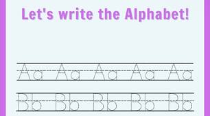 Англійська мова | Let's write the Alphabet