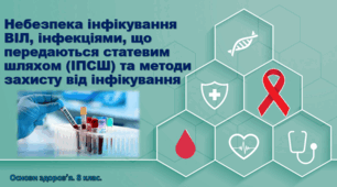 Презентація " Небезпека інфікування ВІЛ, інфекціями, що передаються статевим шляхом (ІПСШ) та методи захисту від інфікування. Кримінальна відповідальність за злочини сексуального характеру" 8 клас.