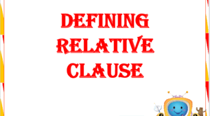 Defining Relative Clause