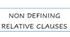 Non-defining relative clause 