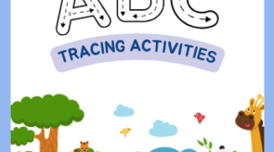 ABC Animals: Tracing Letters. English alphabet