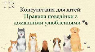 Консультація для дітей : "Правила поведінки з домашніми улюбленцями"