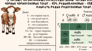 Задачі дигібридне схрещування