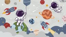 Презентація з художньо творчої діяльністі(аплікація).Тема: « Космічні мандри».