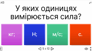 Інтерактивна вправа   “Сила – міра взаємодії”.