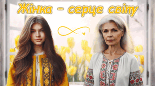 8 березня 2025 Жінка - серце світу. Сучасна унікальна анімована презентація