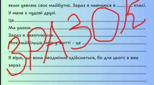 Лист собі у майбутнє для капсули часу.