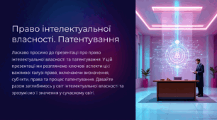 Право інтелектуальної власності. Патентування.