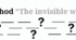 Method “The invisible word”