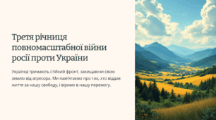 Третя річниця повномасштабної війни росії проти України