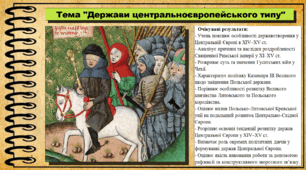 Держави центральноєвропейського типу. 7 клас (НУШ). Всесвітня історія. За підручником авторів Щупак І. та інші.