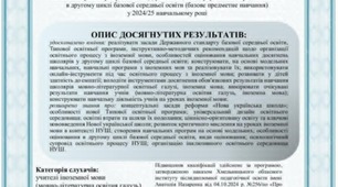 Курси підвищення кваліфікації. НУШ