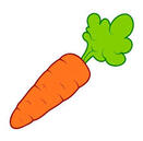 Premium Vector | Cute carrot cartoon. Carrot clipart vector illustration