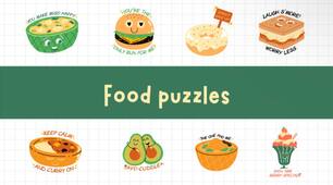 Англійська мова | Food puzzles