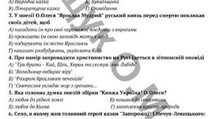 Діагностувальна робота за ГР4 ТЕМА 4. КНИЖКА ВЧИТЬ, ЯК У СВІТІ ЖИТЬ (Історичне минуле України)