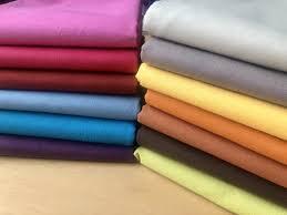 Plain Medium Weight Cotton Fabric For Dressmaking Curtains Light Upholstery Material Mixed Colours - 55"/140cm Wide Canvas - Lush Fabric