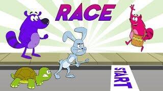 Race Ep 98 Pyaar Mohabbat Happy Lucky Indian Cartoon Show Zee Kids