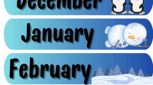 Пак "Seasons/months/weather"