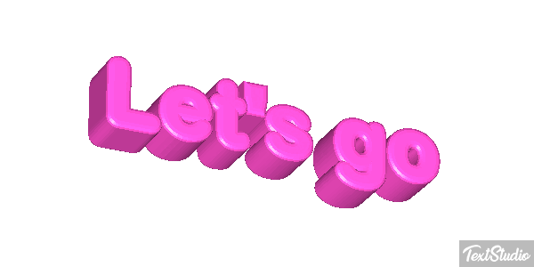 Let's Go Sentence Animated GIF Logo Designs