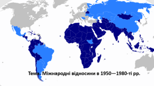 Всесвітня історія, 11 клас. Презентація "Міжнародні відносини в 1950—1980-ті рр."
