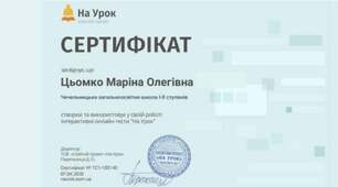 Сертифікат за створення тестів