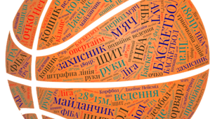 Фізкультура. Хмара слів "Баскетбол"