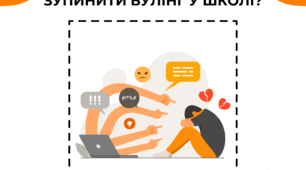 Набір інформаційних постерів про булінг
