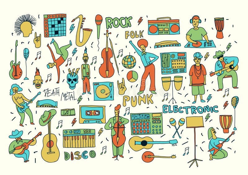 Music Genres Illustration Stock Illustrations – 528 Music Genres Illustration Stock Illustrations, Vectors & Clipart - Dreamstime