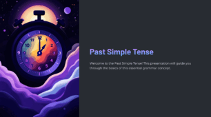 Past Simple Tense