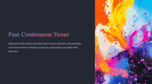 Past Continuous Tense