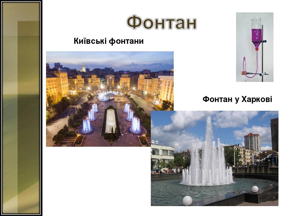Київські фонтани Фонтан у Харкові