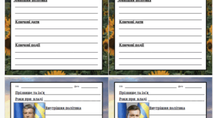 Робочий аркуш "Президенти України"