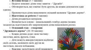 Вправа "Дружнє дерево" для дітей з ООП