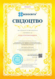  Свідоцтво