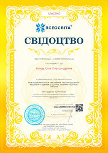  Свідоцтво
