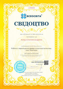  Свідоцтво