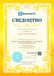  Свідоцтво