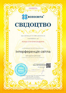  Свідоцтво