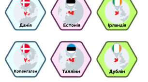 Гра-меморі  "Мандруємо країнами Європи"