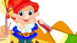 Гра з ліхтариком:"Який блок сховався під листком" (з використанням логічних блоків Дьєнеша)