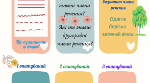 Картка опитування для перевірки домашнього завдання