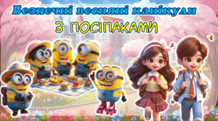 БЕЗПЕЧНІ ВЕСНЯНІ КАНІКУЛИ з посіпаками (презентація+конспект+пам'ятка+весняний чек-лист)