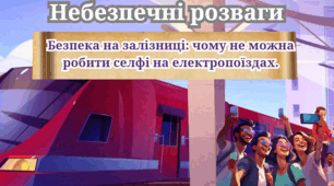 Небезпечні розваги. Безпека на залізниці: чому не можна робити селфі на електропоїздах.