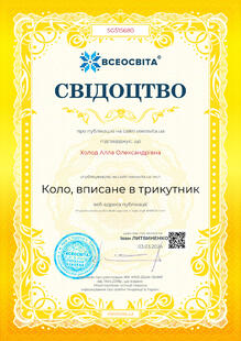  Свідоцтво