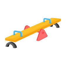 Premium Vector | Seesaw vector Seesaw is a facility for children to play in playgrounds Elementary school