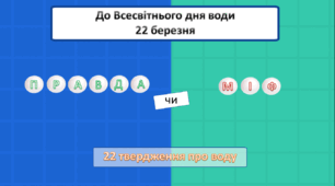 До Всесвітнього дня води (22 березня) Правда чи міф про воду?
