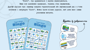 Гра "Бінго" по темі "Гідросфера"