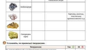 Робочий аркуш "Чому в Євразії є всі види корисних копалин"